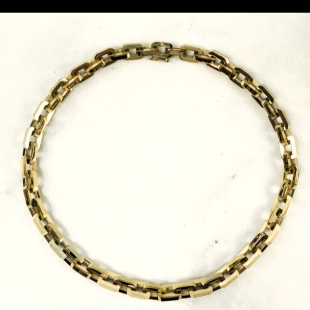 Eddie Borgo gold chain linked necklace